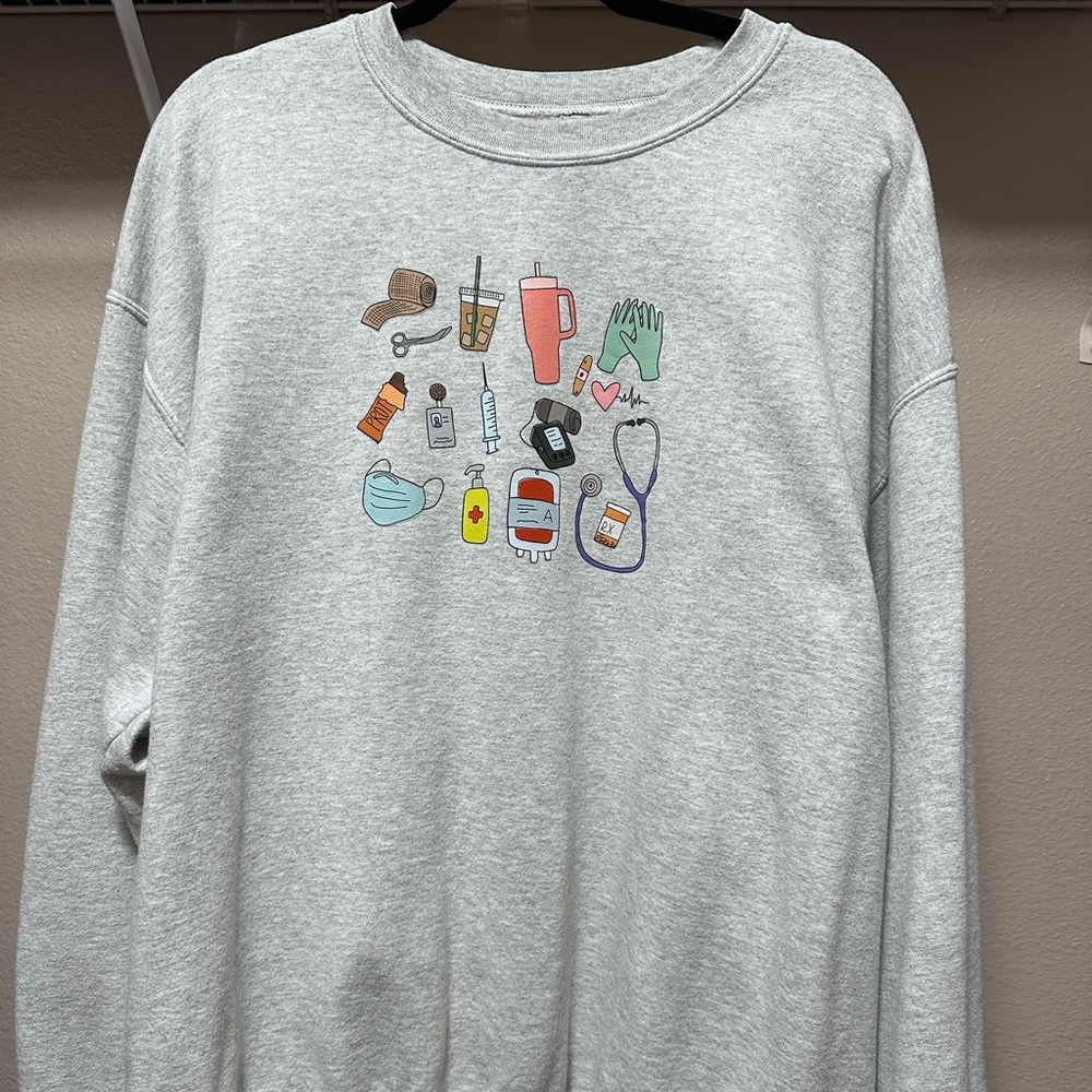 Nurse Crewneck Pullover